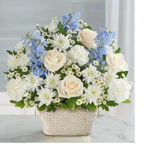 Loving Remembrance™ Blue and White