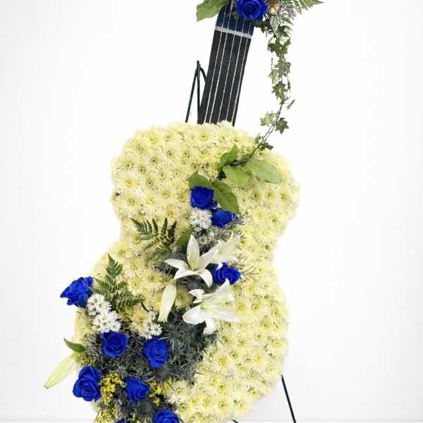 Blue Tribute Guitar