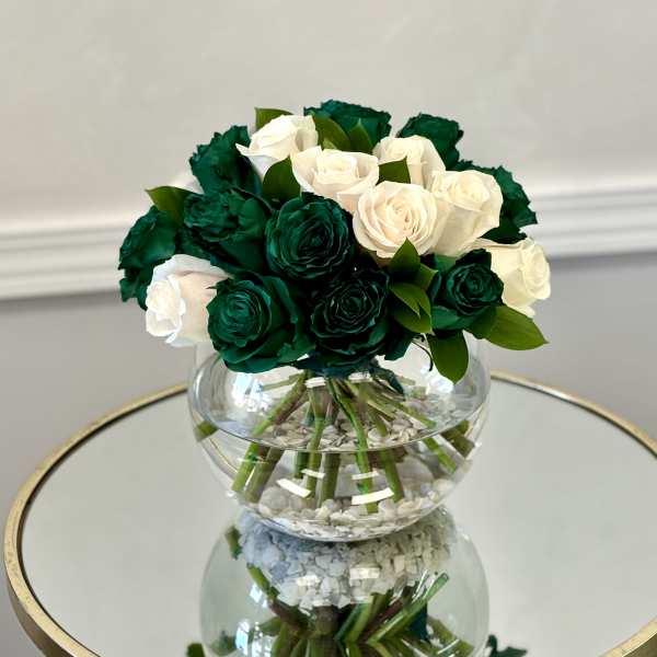 Green Velvet Rose Garden By VLM Flowers