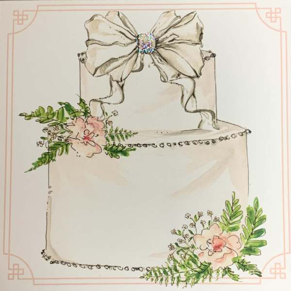 Wedding Cake Enclosure Card