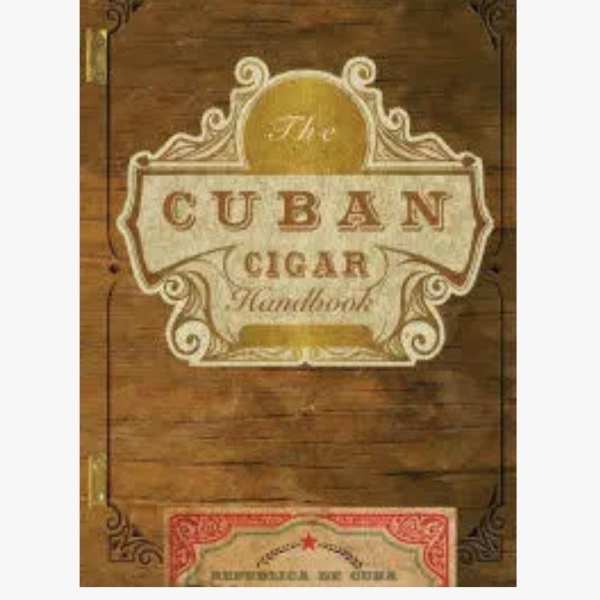 Wooden cigar box with a Cuban cigar label