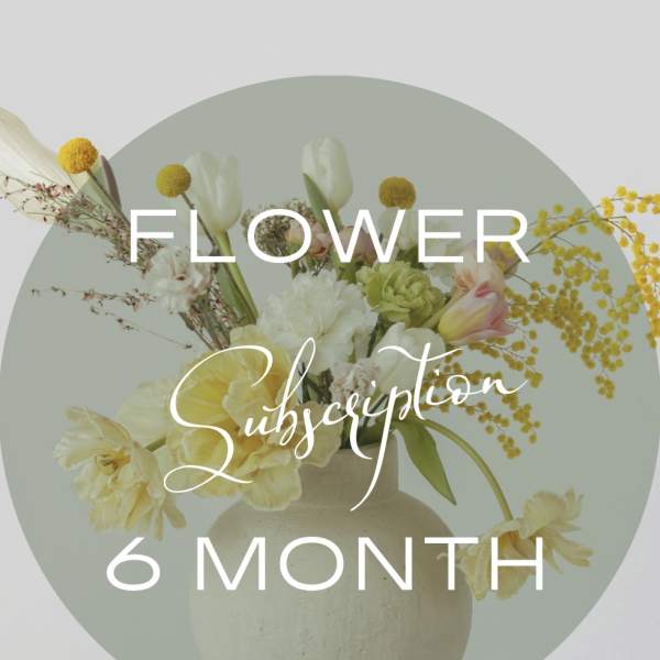Monthly Flower Subscription - 6 Months