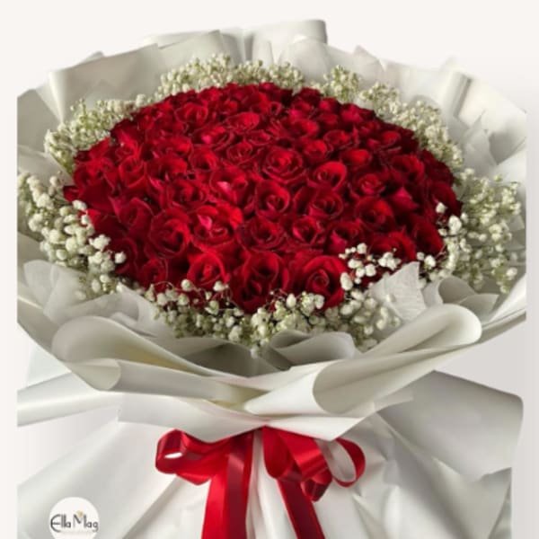 Everlasting love Wrapped Bouquet