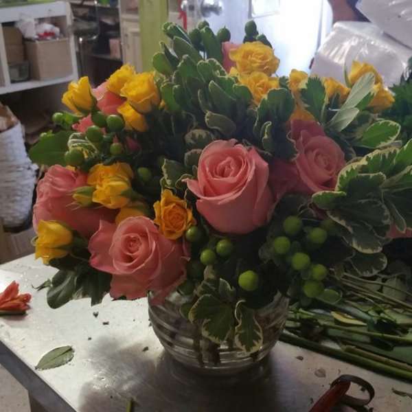 pink blush by helms flowers