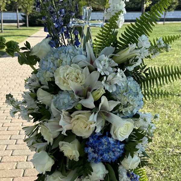 Blue Skies Spray by Petals 2 Go