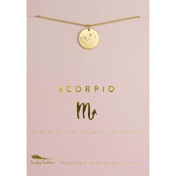 Scorpio Zodiac Necklace