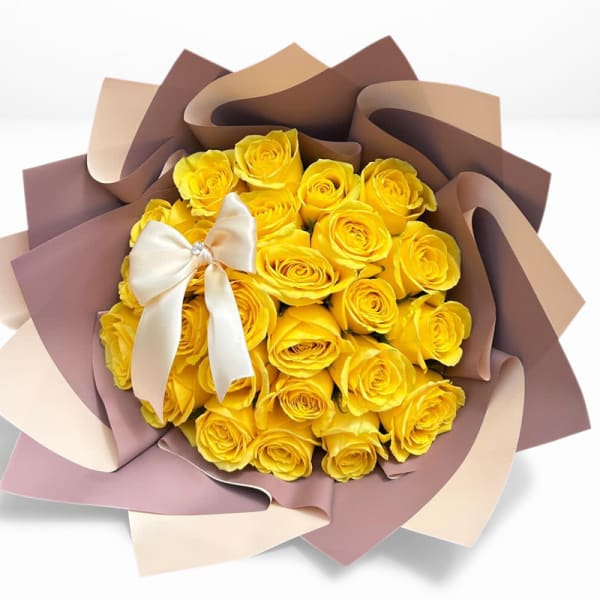 Spring yellow Roses & color paper