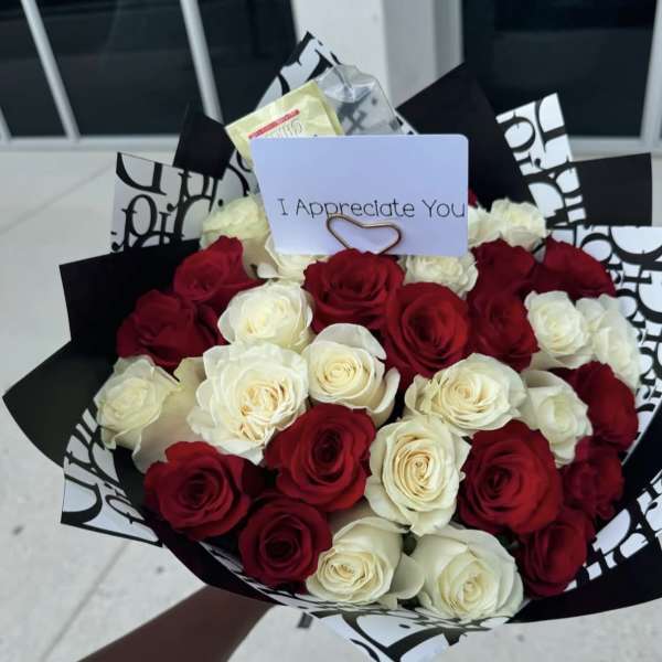 Ramo Buchón white and red