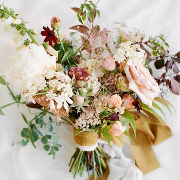 Organic, Hand tied Bouquet