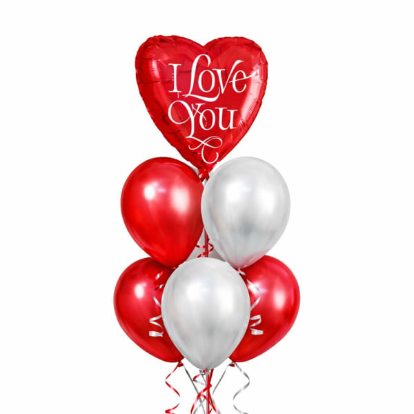 I Love You Ballon Bouquet