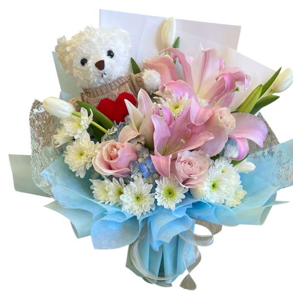 Sweetheart Teddy Bloom