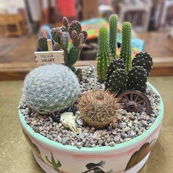 Hand-Painted Southwest Garden (Large)