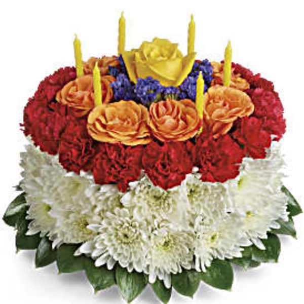 Your Wish Is Granted Birthday Cake Bouquet