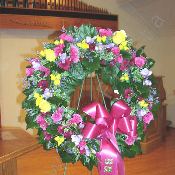 Sympathy Wreath Designer's Choice at a Discount, read description please