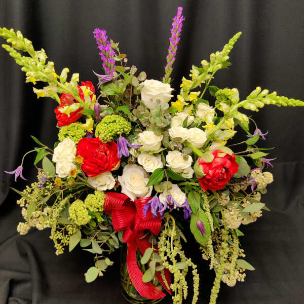 Romantic Peony Tulip Rose Bouquet