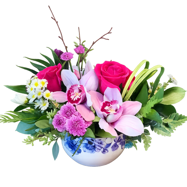 Blushing Orchid Elegance