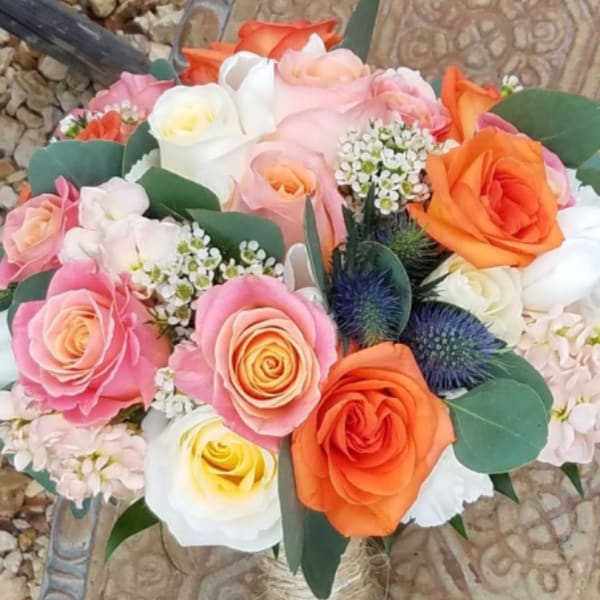 Peaches & cream and a tangerine more.