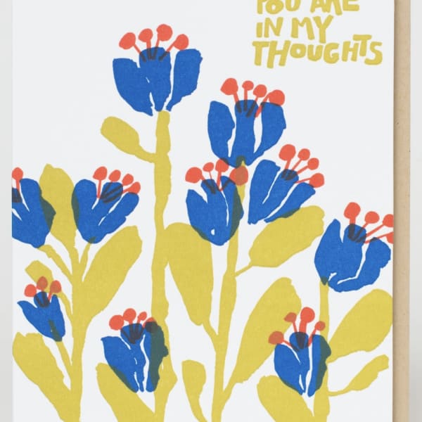 greeting card- You are in My Thoughts