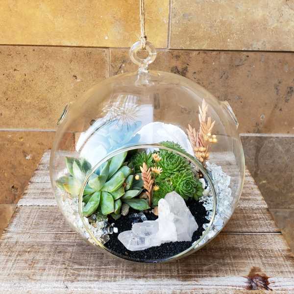 Crystal Magic Hanging Terrarium.