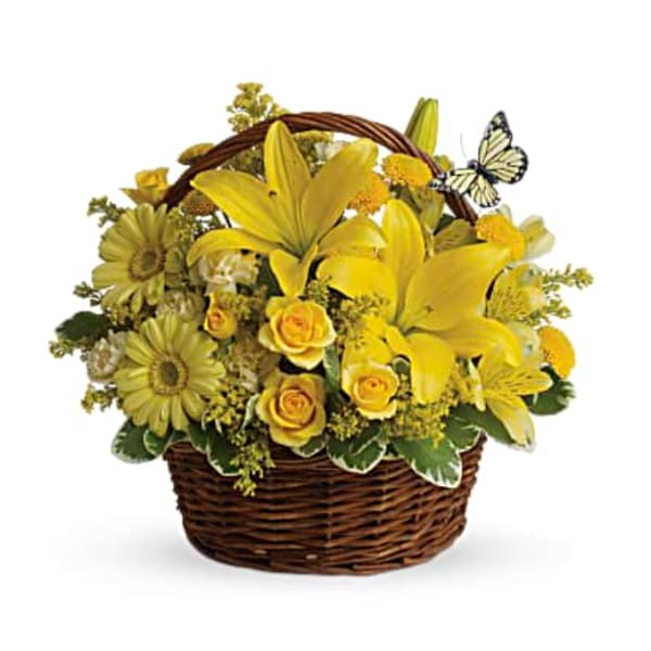 Basket Full of Wishes Florist choice