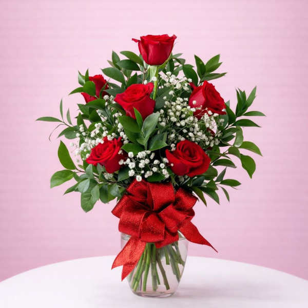 HALF DZ RED ROSES