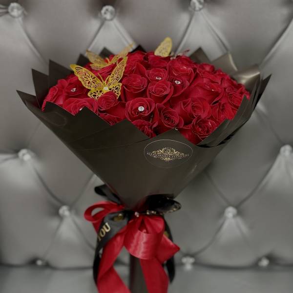 50 RED ROSE BOUQUET