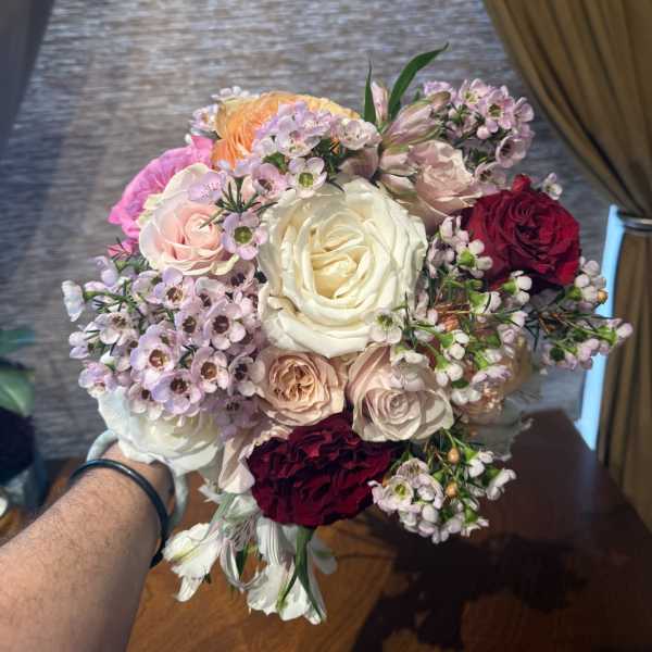 First Kiss: Hand-tied Bouquet