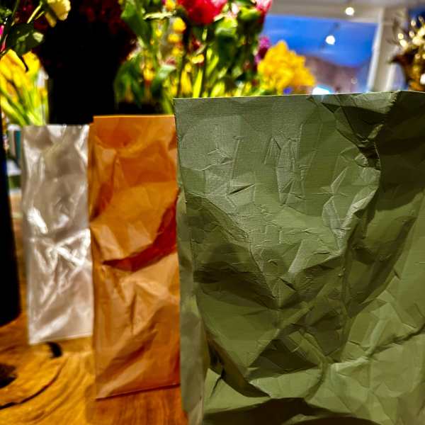 3D-Printed Paper Bag Vase