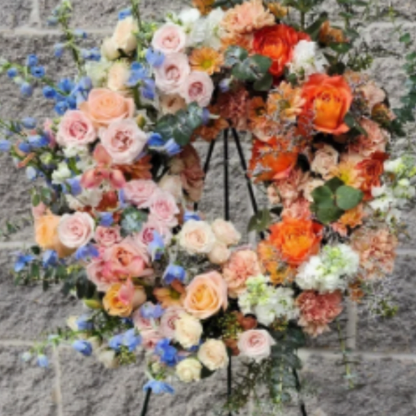 Ombre Sympathy Wreath