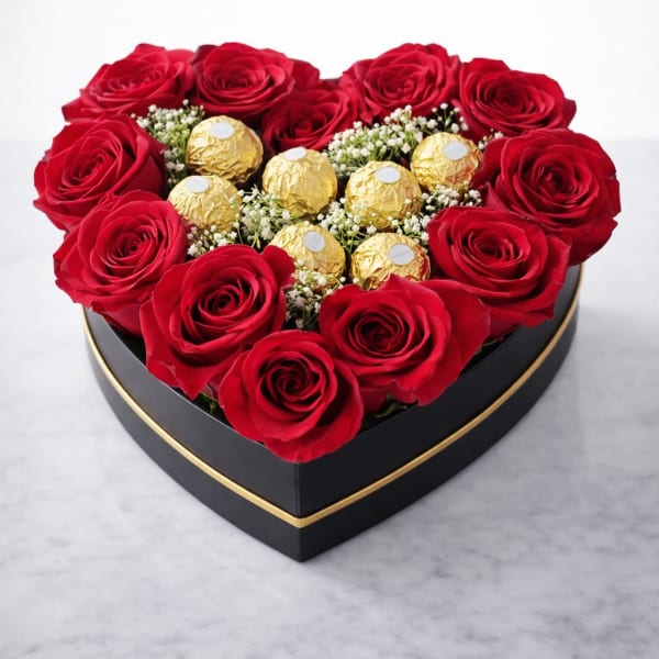 Romantic lux rose box