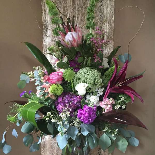 Purple and Green Bouquet