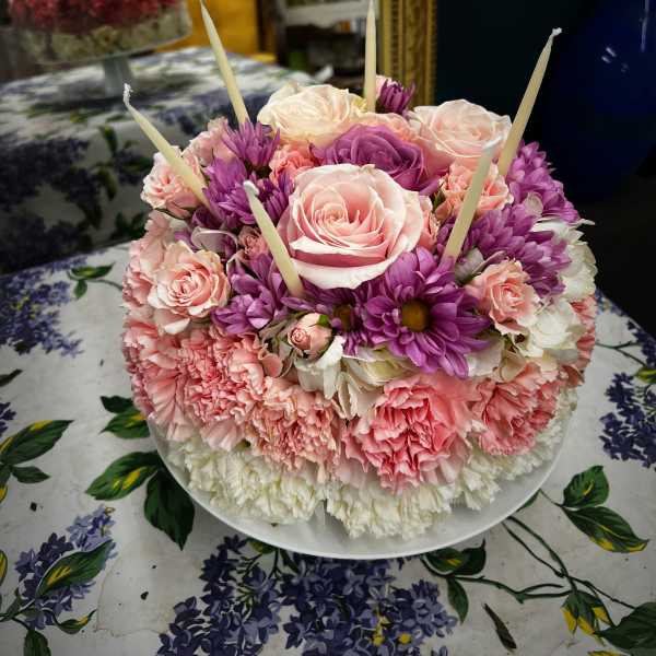 Floral Birthday Cake