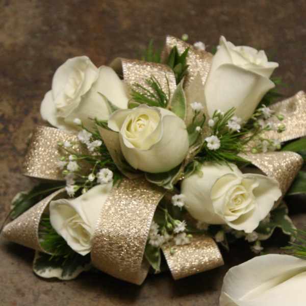 Golden Rose Wristlet