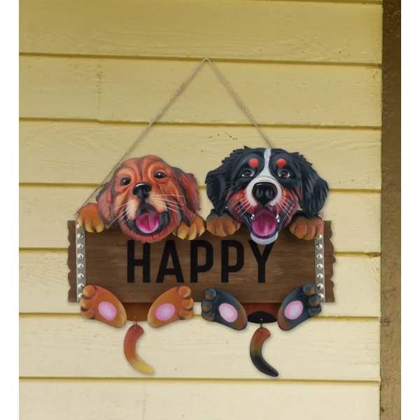 Happy dog sign