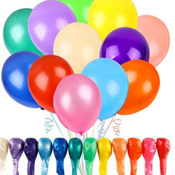 Solid Color Latex Balloons