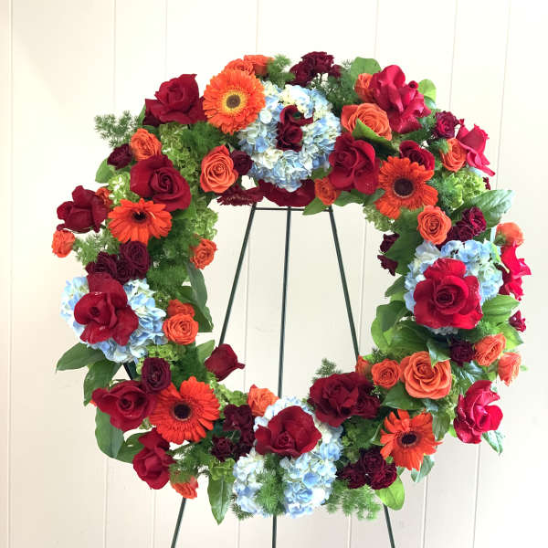 SYM11 - Colorful Funeral Wreath