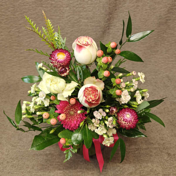 Small Double Rose Bud Vase