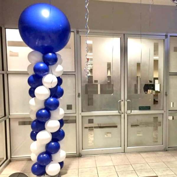 2 Spiral Balloon Columns