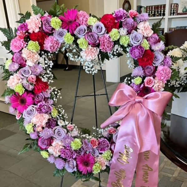 Eternal Love Heart Wreath