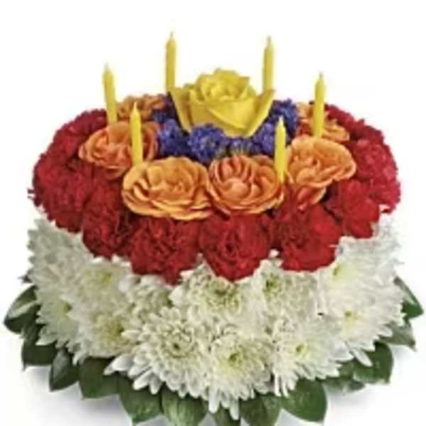 Blooming Birthday Cake