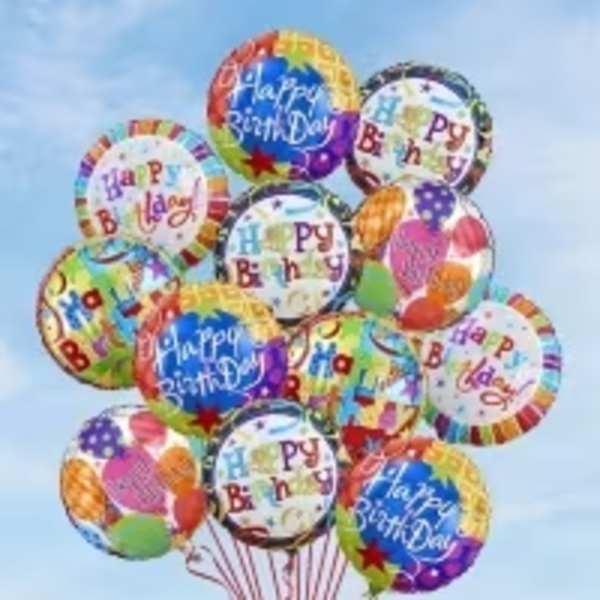 Balloon Bouquet - Happy Birthday