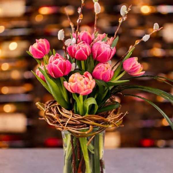 Whispering Tulip Nest- Assorted Colors