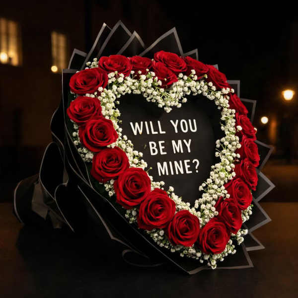 Corazon con mensaje Secreto.