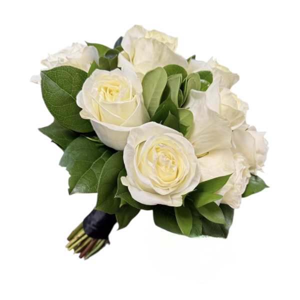 White Rose Handtied