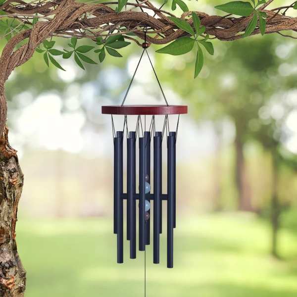 Peace Stone WInd Chime 28'' ~ Sunset Vista Designs