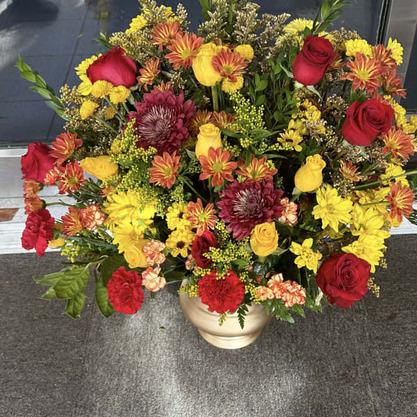 Red and Yellow Basket