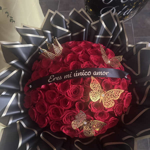 RAMO BUCHON 50 CON LISTON/WITH RIBBON