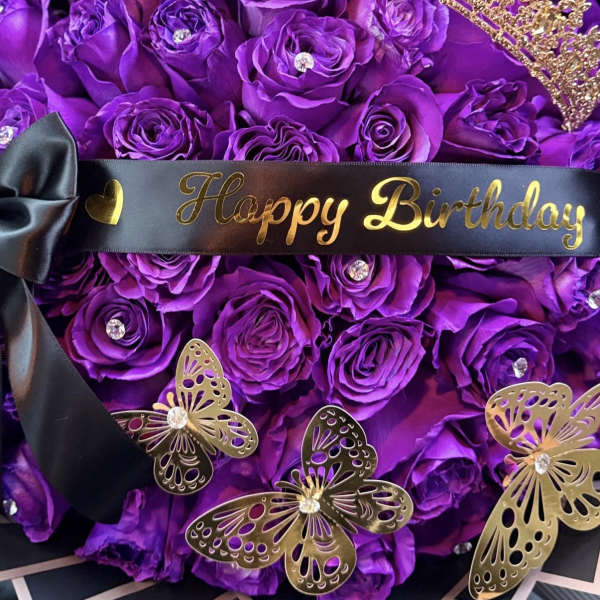 Royal Amethyst Birthday Bouquet
