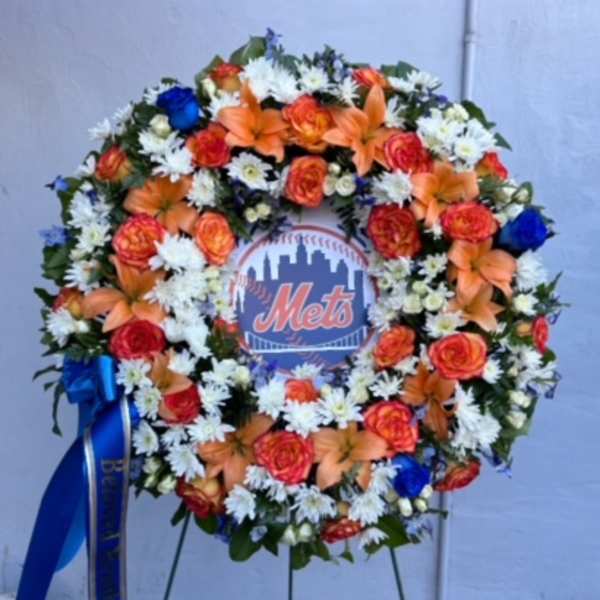 Mets Sympathy Wreath