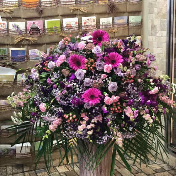 Lavendar Fields Casket Spray